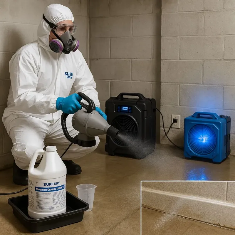 Sanitization and Odor Removal process in Springfield, NJ